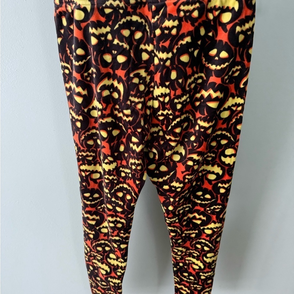 Halloween No Boundaries Soft Leggings Woman’s M Poly/Spandex  Jack-o’-lantern - Picture 6 of 6